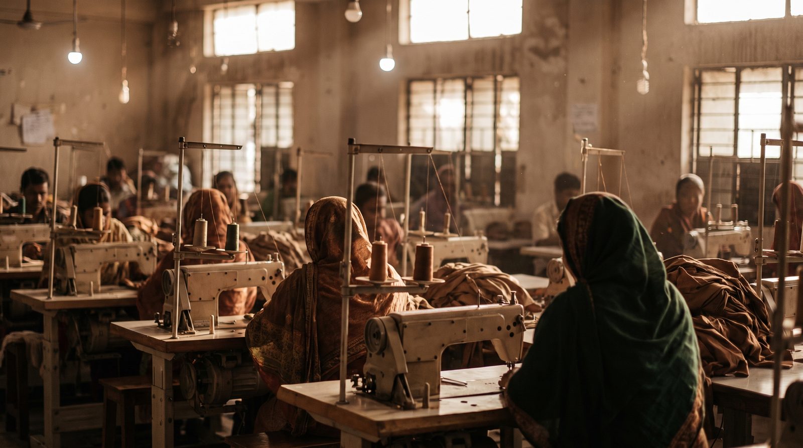 Bangladesh garment factory — origin of 36 Urban Spirit